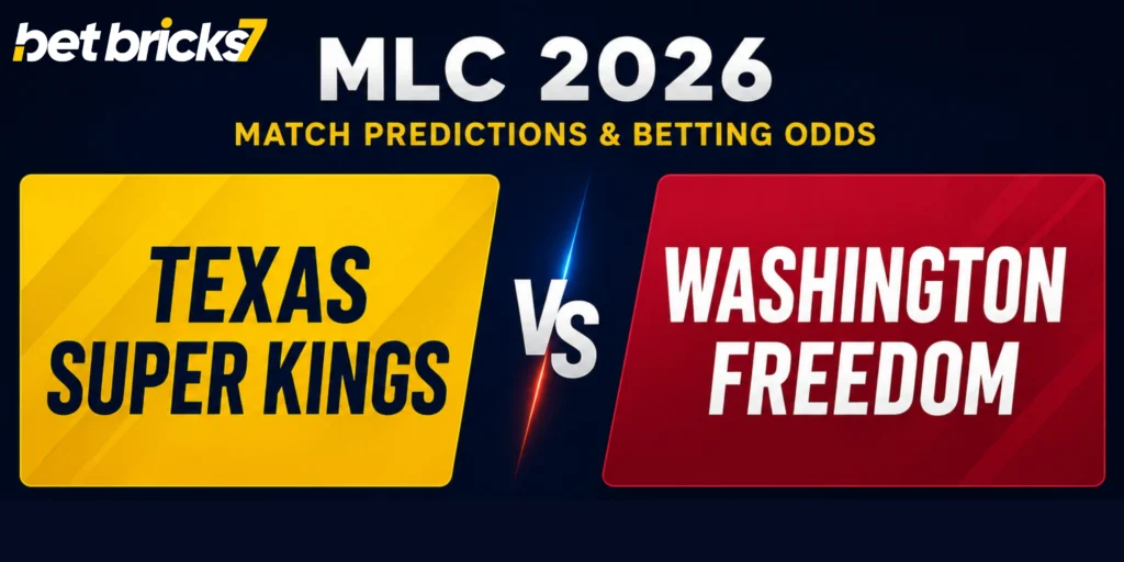 MLC 2026 Texas Super Kings Vs Washington Freedom Match Predictions and Betting odds