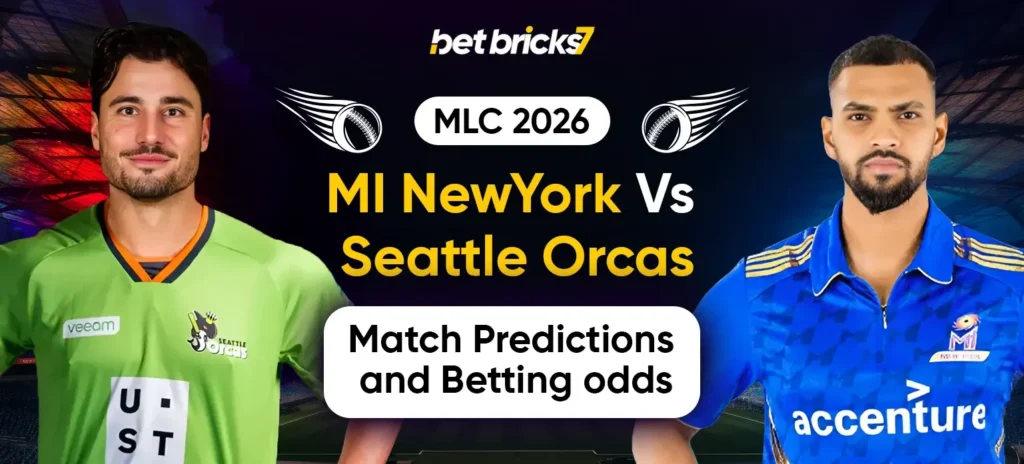 MLC 2026_ MI NewYork Vs Seattle Orcas Match Predictions and Betting odds